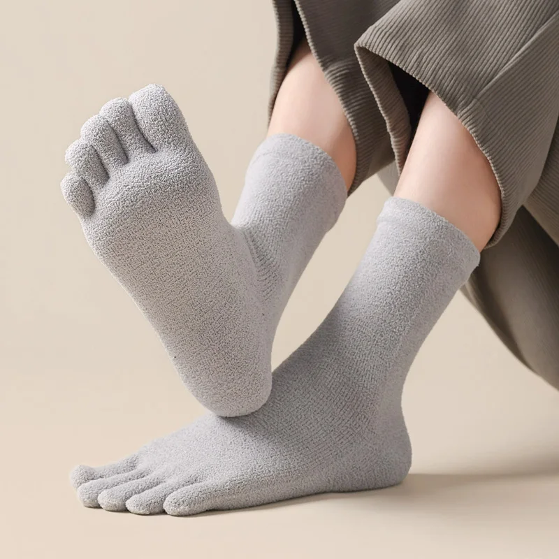 6/12켤레, 두툼한 소재의 발가락 분리형 양말, 남성 - Thermal Sock Winter 리뷰 및 가격