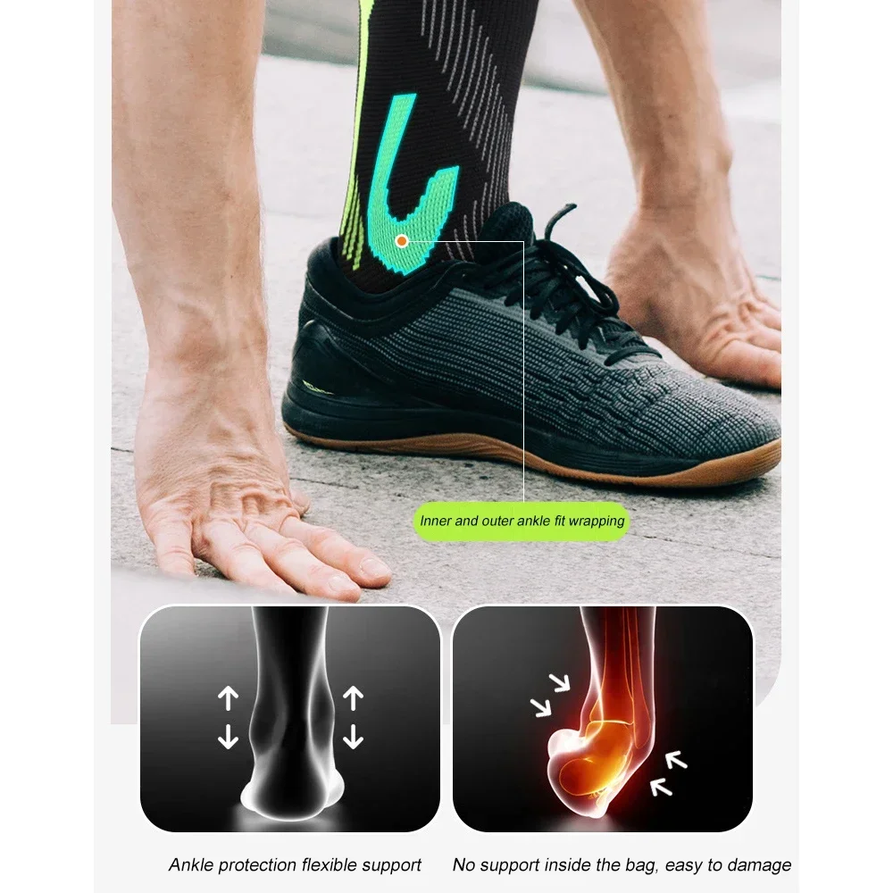 1개입 발목 보호대 압박 슬리브, 남녀 공용 통기성 발 - Ankle Brace Sock 리뷰 및 가격