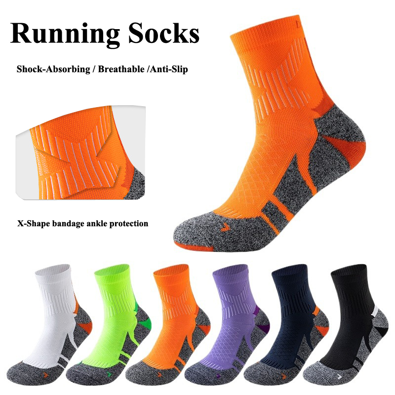 전문 마라톤 러닝 양말 테리 쿠션 미끄럼 방지 하이킹  - Athletic Sock Cushion 리뷰 및 가격