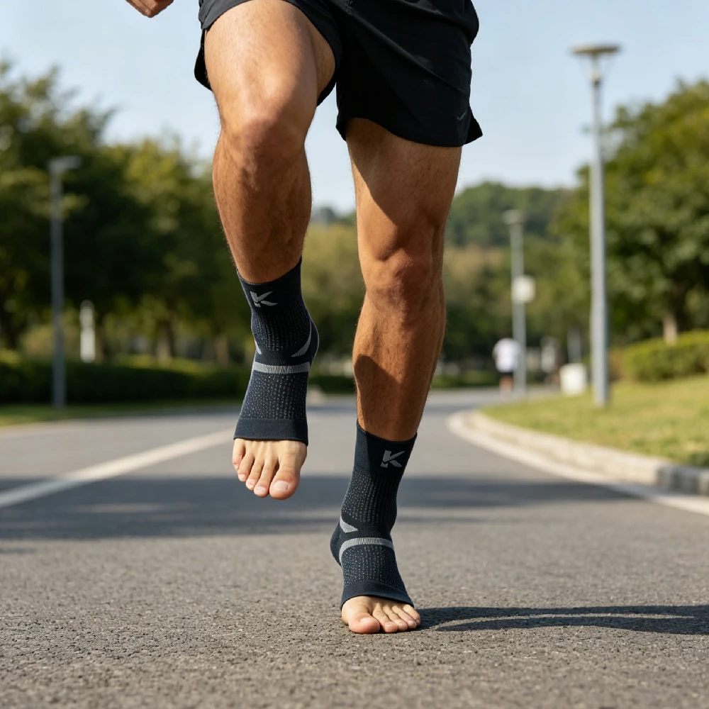 1켤레의 신축성 있는 발목 보호대, 족저근막염, 아킬레 - Ankle Brace Sock 리뷰 및 가격