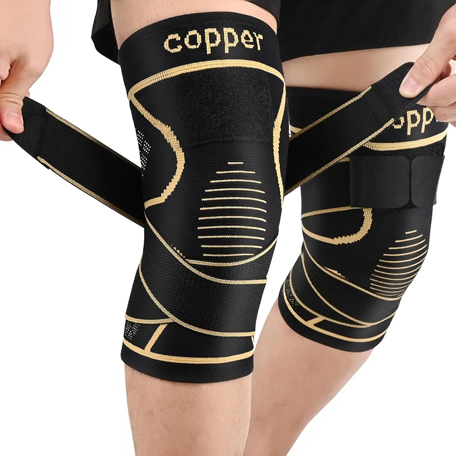 구리 섬유 압축 무릎 슬리브 통기성 무릎 보호대 원형  - Compression Sleeve Calf 리뷰 및 가격