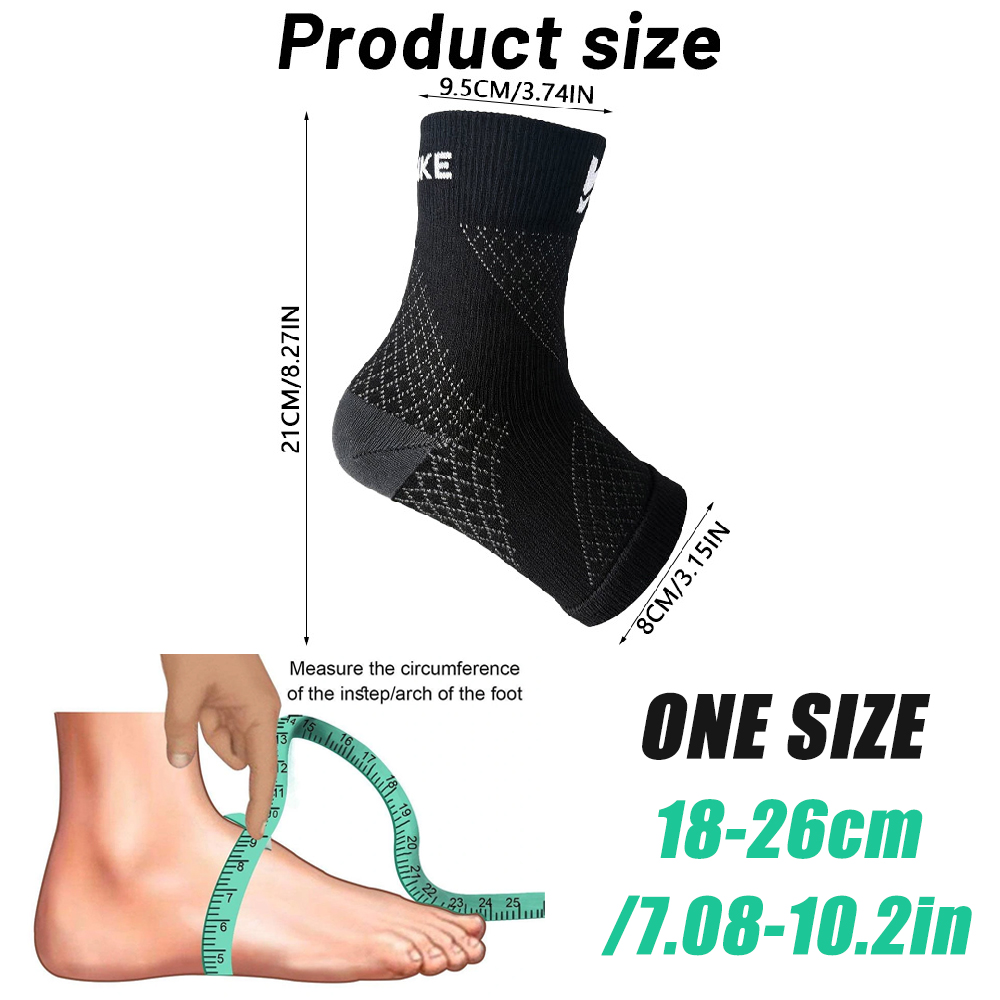 1쌍 경량 통기성 발목 보호대 압박 양말, 염좌된 발목 - Ankle Brace Sock 리뷰 및 가격